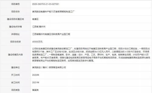 投資4.5億元！美克數創智能制造工廠落子南康，開啟家居產業數字化新篇章